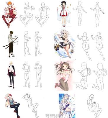 日系動漫人物人體比例入門 從基礎(chǔ)練習到角色設(shè)計的核心技巧